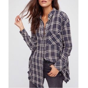 Free People Nordic Nights Button Down size Small